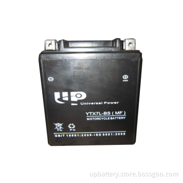 Sealed Maintenance Free Motorcycle Battery Ytx7l-Bs 12V 7ah